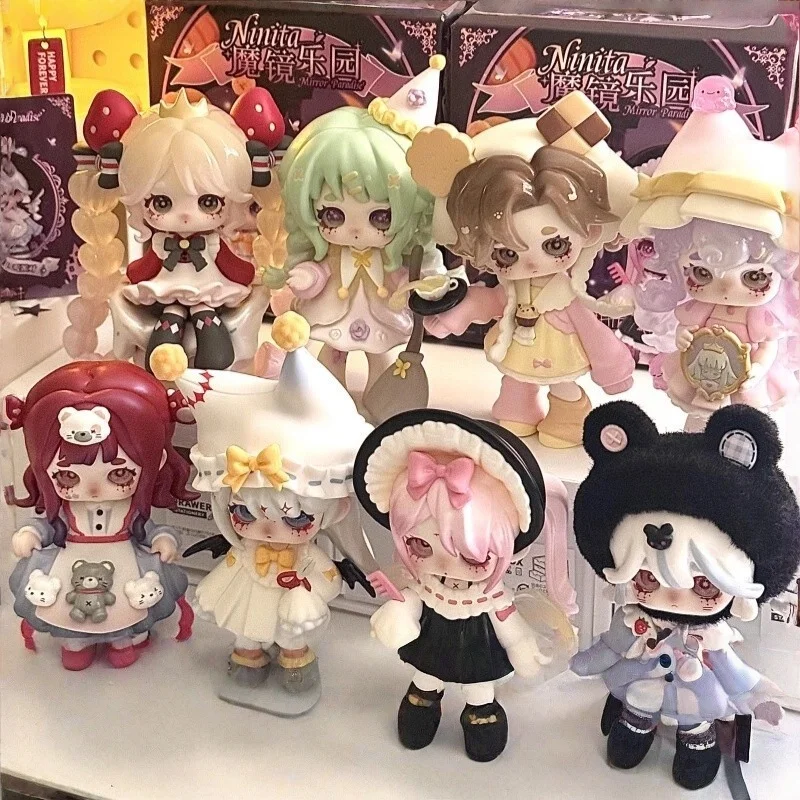 

Genuine Witch Ninita Magic Mirror Paradise Series Blind Box First Generation Ornaments Toys Dolls Ornaments Decorate Girls Gifts
