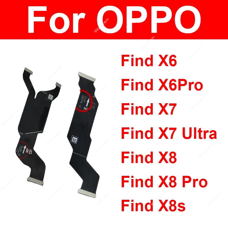 

Для OPPO Find X6 X7 X8 X8s Pro Ultra ЖК-дисплей, гибкий кабель для материнской платы, ЖК-экран, гибкая лента, запасные части