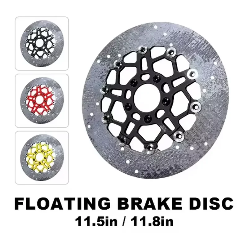 For Touring Softail XL Dyna Motorcycle 11.5 inch Front Rear Performance Brake Rotor 7075 Aluminum 5 Bolt 11.8 inch Brake Disc