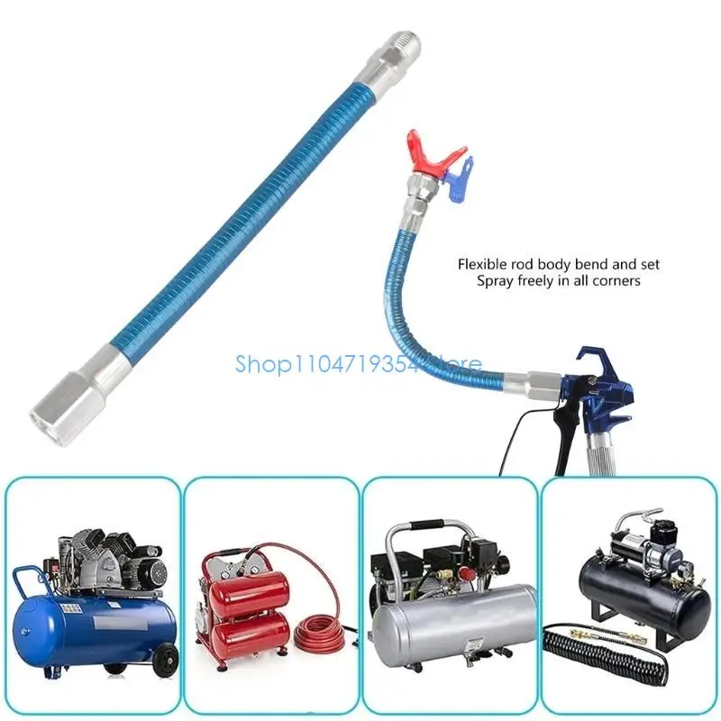 

0XLD Flexible Airless Sprayer Guns Tip Extension Rod Professional Airless Sprayer Guns Extension Poles for Easily Painting