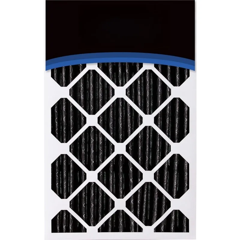 16 × 25 × 5 (15_3/4 × 24_3/4 × 4_3/8) فلاتر هواء بديلة من هانيويل MERV 8 Plus Carbon 2 Pack