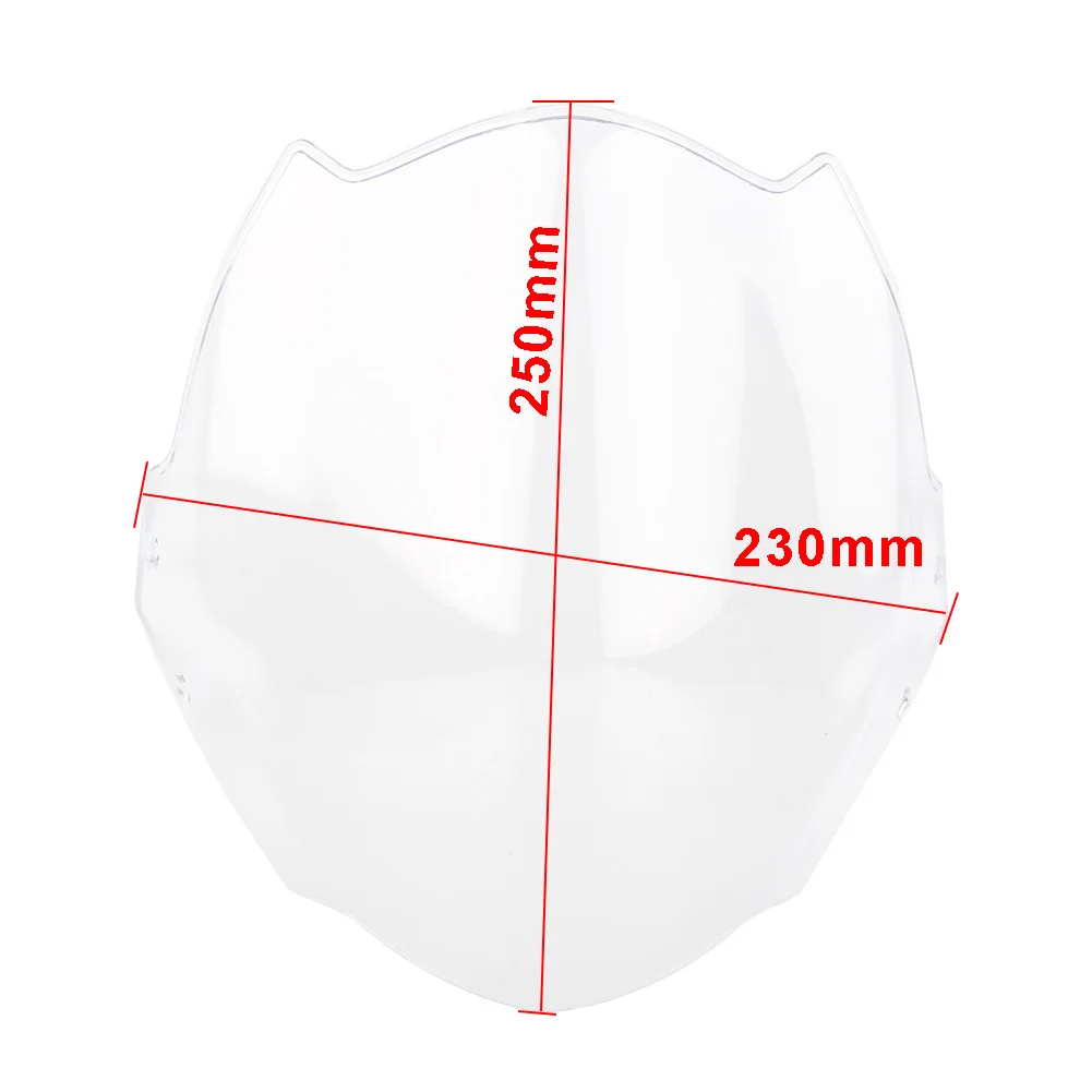 Motorcycle Windscreen Fly Design Windshield Wind Deflector Shield Protector For Ducati Monster 659/696/795/796 All Years