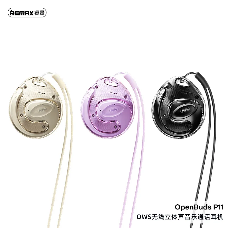 REMAX OWS sopra l'orecchio ENC auricolari Bluetooth wireless per musica stereo con cancellazione del rumore OpenBuds P11
