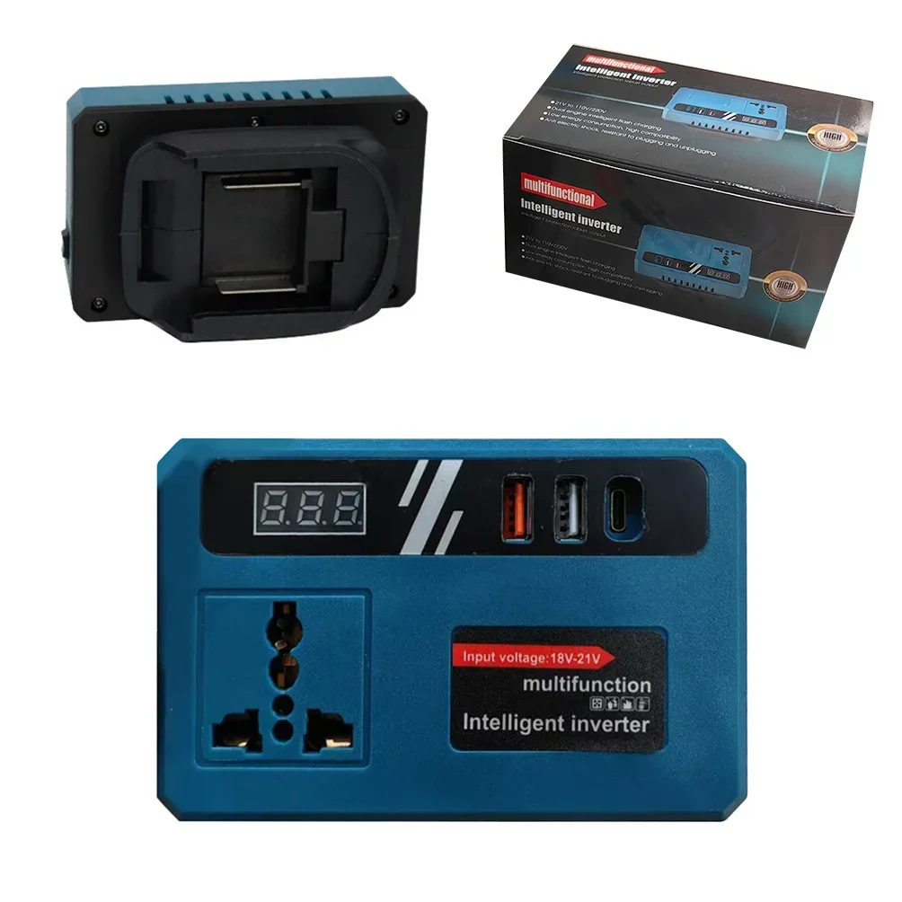 220V Multi-Outlet Intelligente Batteria Al Litio Inverter USB di Ricarica Accumulatori E Caricabatterie Per A3/2106 Per DCB200 Strumento di Potere caricabatteria