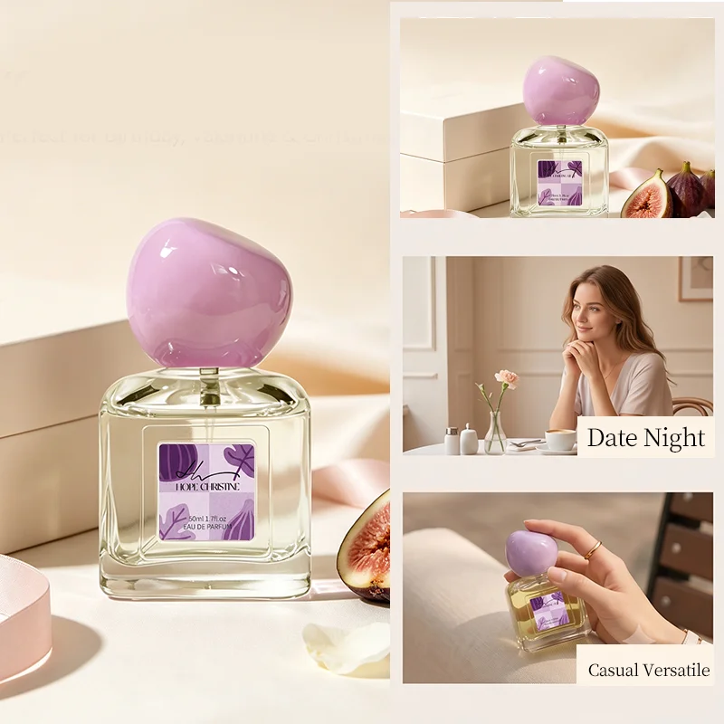 Sweet Caramel Cream Vanilla Fig Perfume, Soft Vanilla Cake Notes, Long-Lasting Fragrance Retention, High Quality Affordable view 5