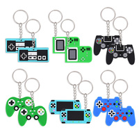 12Pcs Video Game Controller Keychain Kids Toy Gift Boys Birthday Party Favors Decor Goodie Pinata Fillers Gamepad PVC Keychains