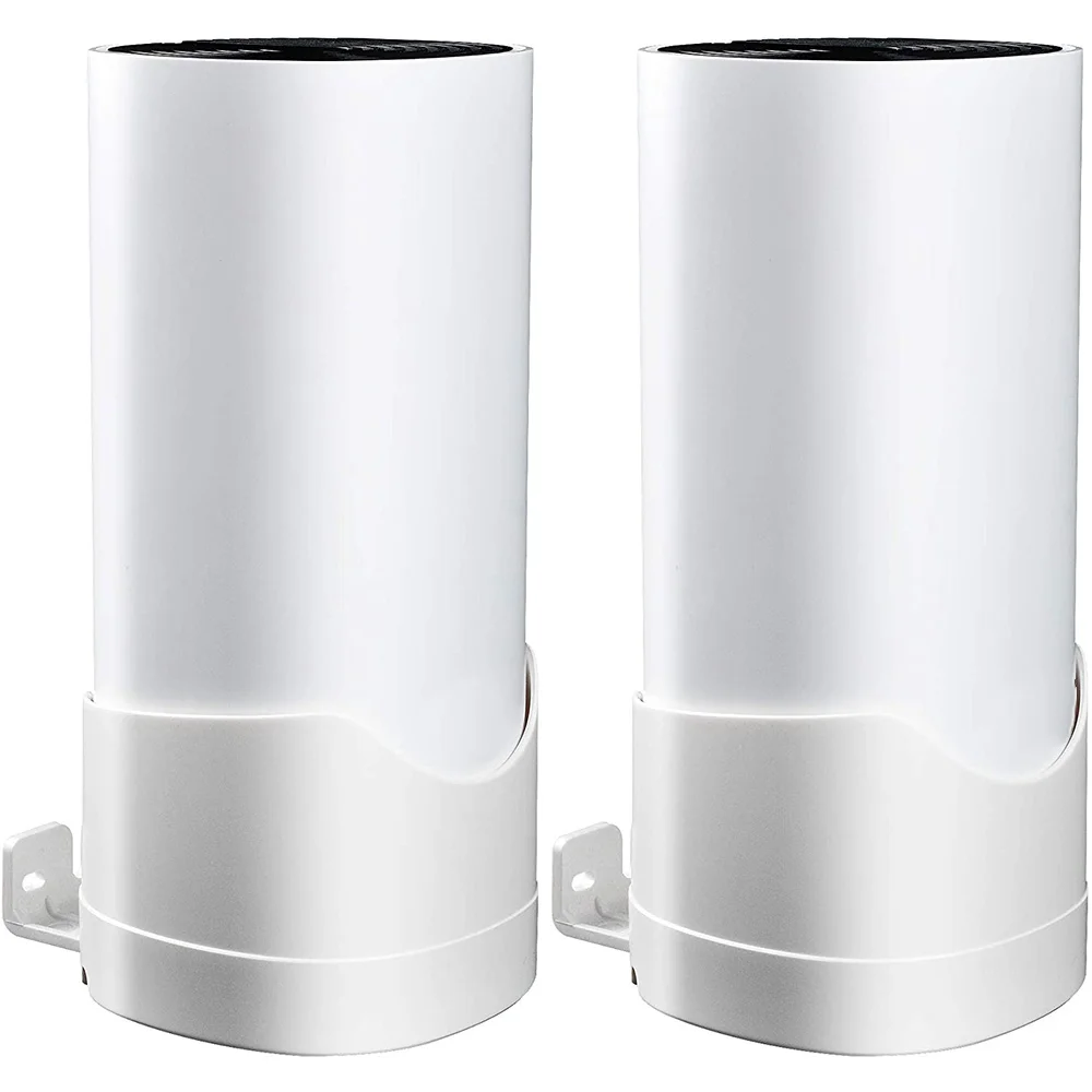 ABNP 2 حزمة حامل تثبيت على الحائط لنظام WiFi شبكي منزلي كامل Deco / E4 / P9 / S4، دعامة مع إدارة السلك