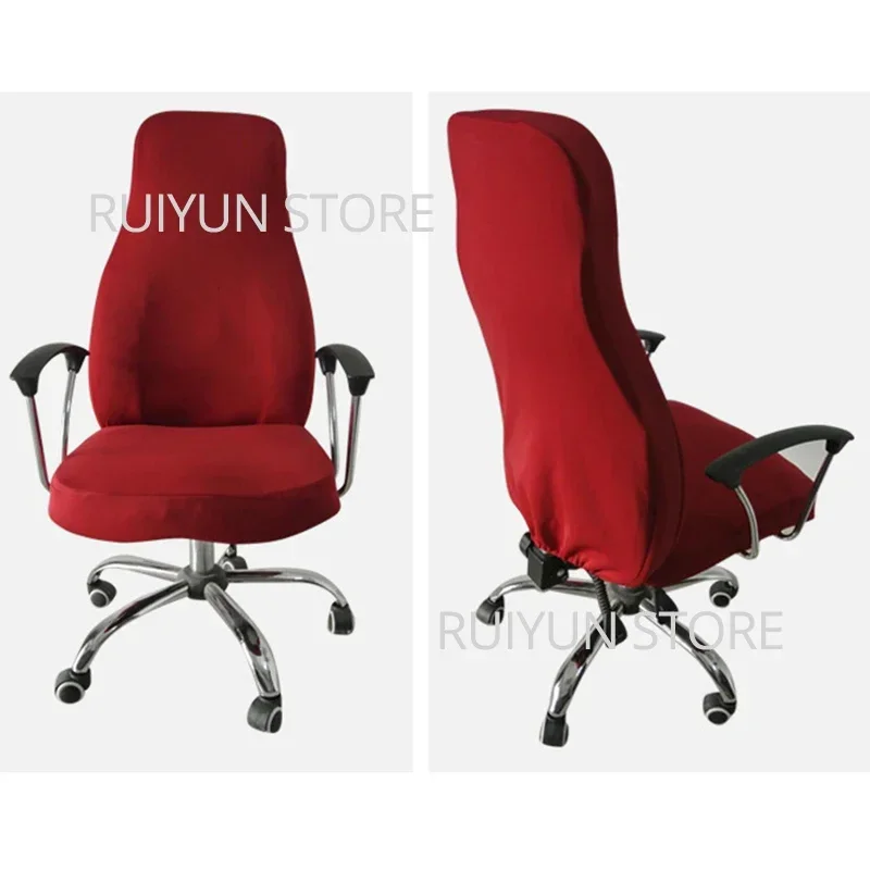 Stretch Office Chair Cover Spandex Seat Cover for Computer Chair Case Office Seat Slipcover Elastic Computer Arm Chair Cover