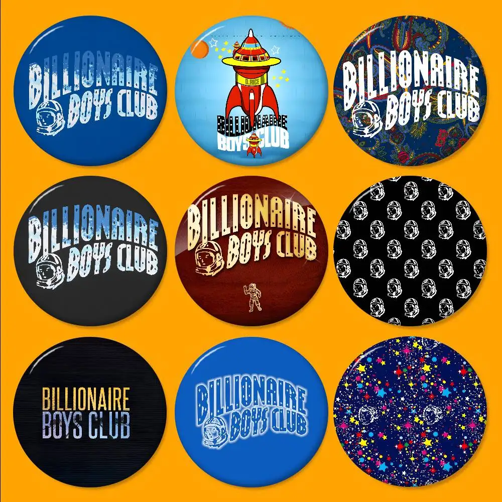 Streetwear Brand B-Billionaire B-Boys C-Club Anime Button Pin Handmade Brooch for Clothes Cartoon Badge Backpack Decoration