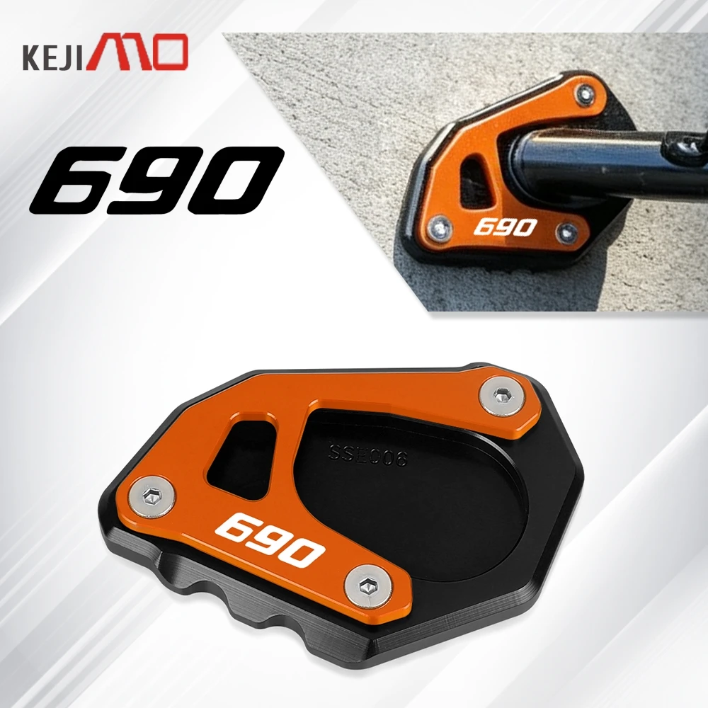 For KTM 690 SMC R 690 Enduro R 2019 2020 2021 2022 2023 2024 2025 2026 Kickstand Enlarger Foot Side Stand Extension Plate Pads