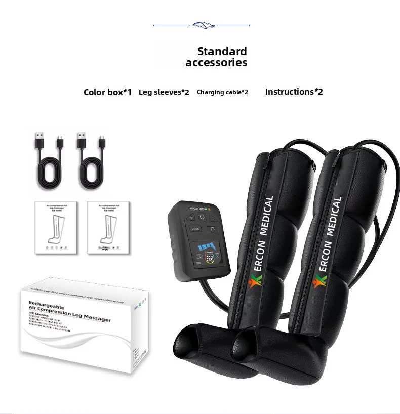 

Massage Boots,New FIT KINGs Recovery Power Pro Full Leg Compression Massage Boots