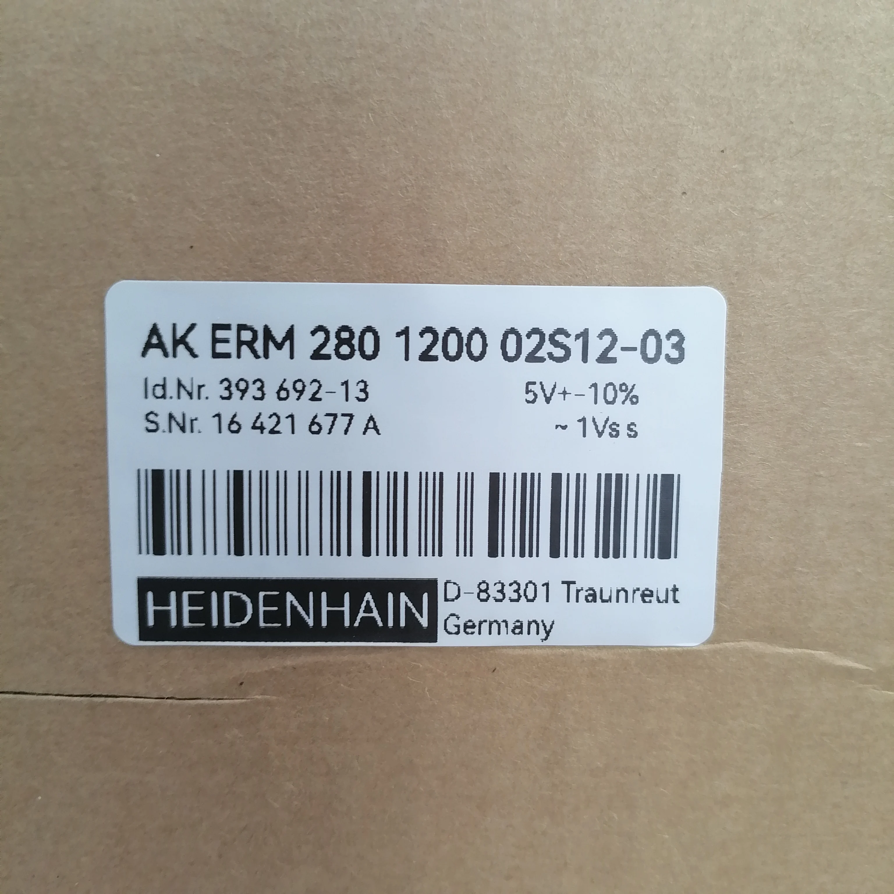 HEIDENHAIN Original CNC AK ERM 280 Scanning head ID 393692-13