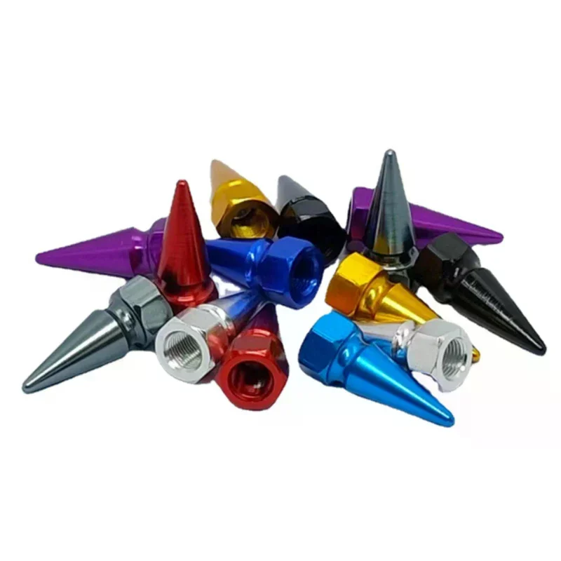 Tampas de válvula de pneu de liga de alumínio, acessórios de estilo de carro para carro, bicicleta, motocicleta, tampa de proteção de ar da roda