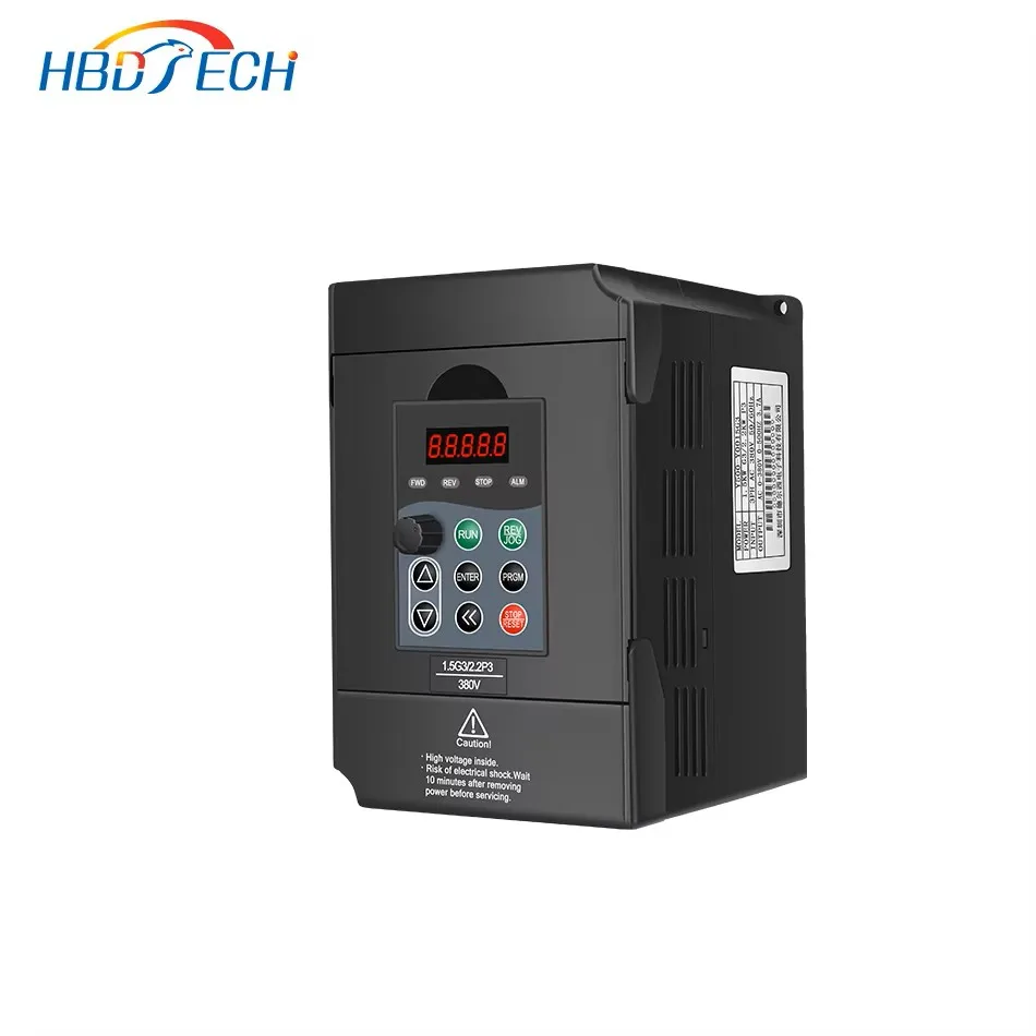 يدعم تخليص المخزون خارج الموسم من المصنع التخصيص 0.75kw 5.5kw 1 & 3Phase VFD Inverters Converters