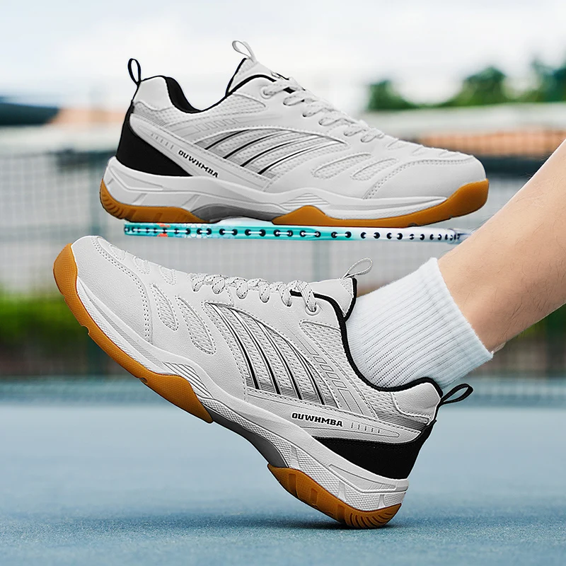 New Volleyball Shoes Men's Outdoor Fitness Badminton Shoes Table Tennis Shoes Sizes 39-45 Professional Tennis