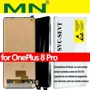 Bilashmart 6.78 Fluid AMOLED Display OnePlus 8 Pro LCD IN2023 IN2020 IN2021 IN2025 Touch Screen Oneplus 8 Pro Digitizer