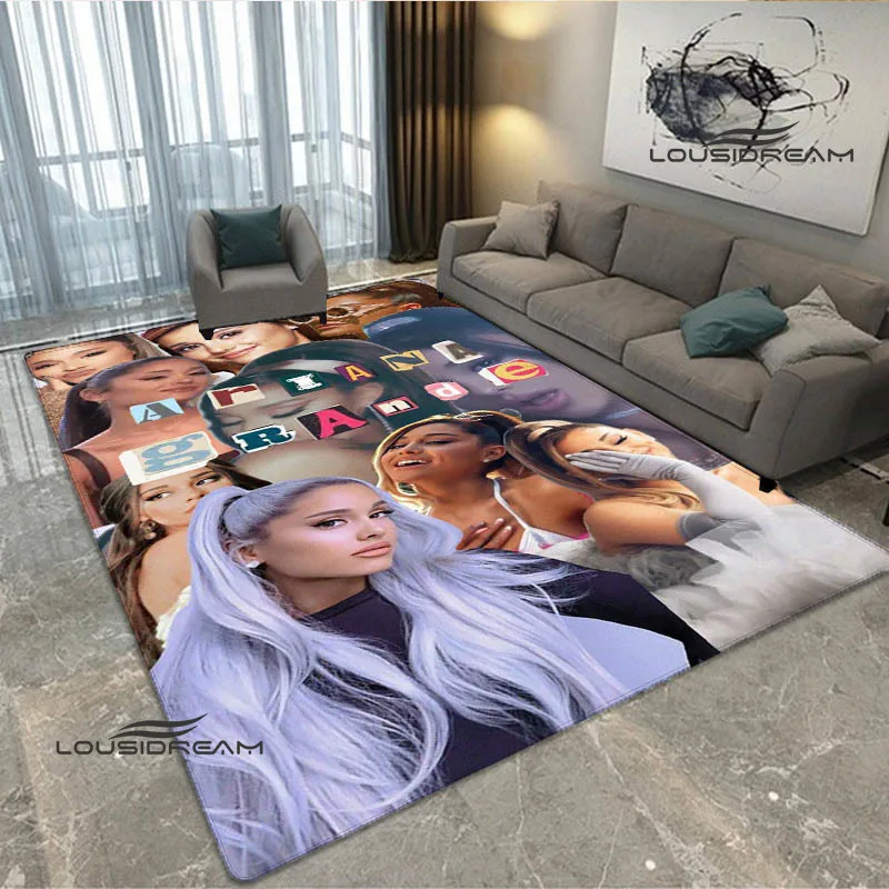 

Singer Ariana grande Printed Carpet Non -slip carpet rugs for bedroom area rug bedroom decoration Outdoor rugs birthday gift