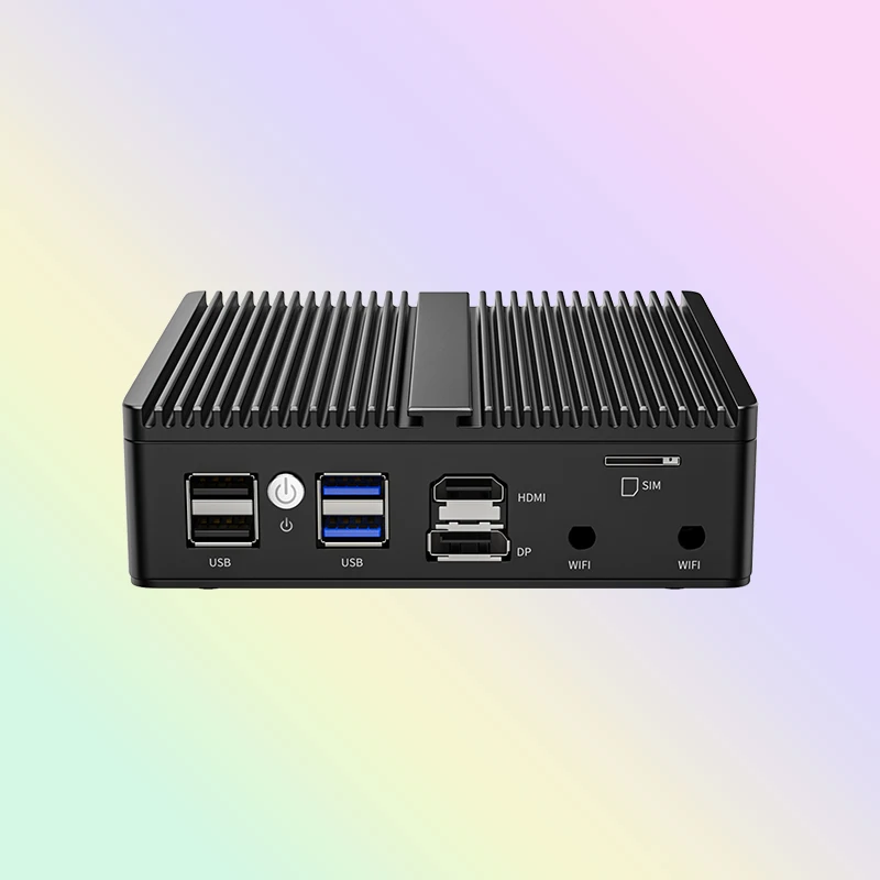 GF-Link 11th Generation N5105 Barebone | NVME 4*In-tel 2.5G i226 NICs SIM Card Slot 1DP 1HDMI Mini PC