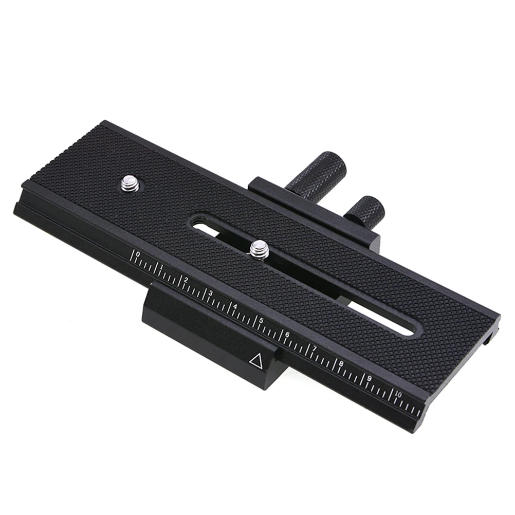 

Macro Rail Support Durable Dslr Camera Mount Aluminum DSLR Camera Mount 1 4 Inch Screw Hole Anti Shake