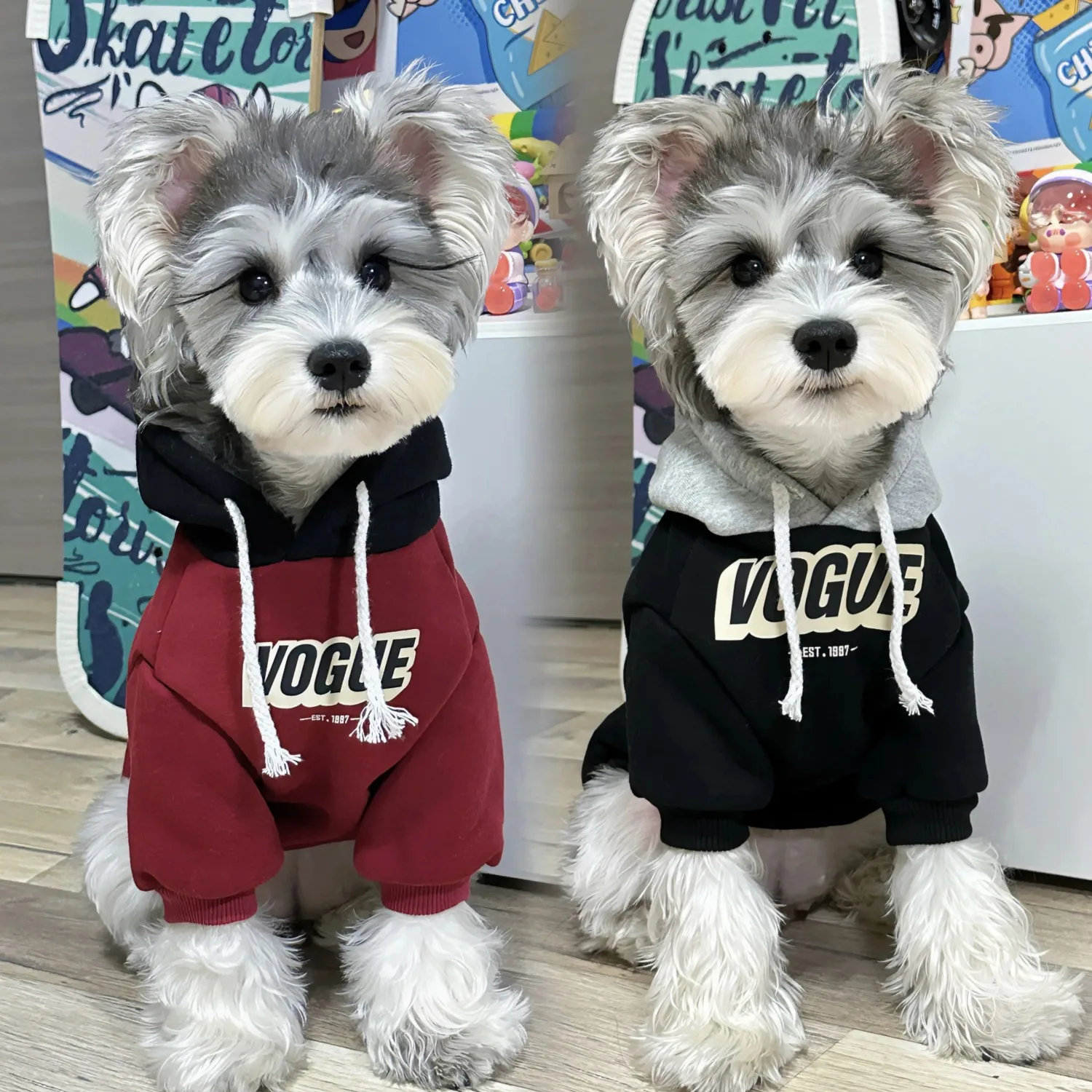 

Spring and Autumn Pet Dog Sports Shirt Thin Medium and Small Dog Hoodie Color Block Hoodie Chihuahua French Bulldog Jacket 아지겨울옷