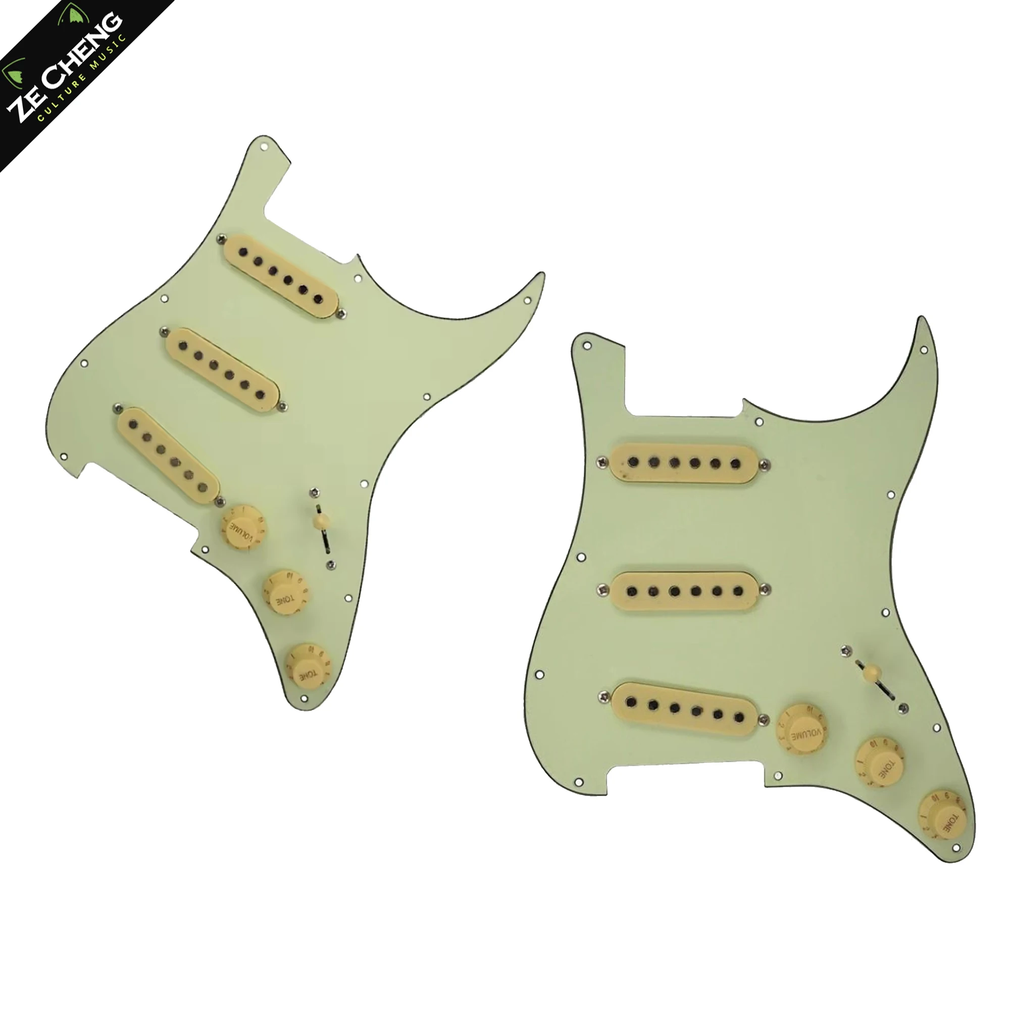 

Guitar Pickguard St Sss Back Plate with Knobs Tips Pickup Covers for Sq St Guitar Accessories