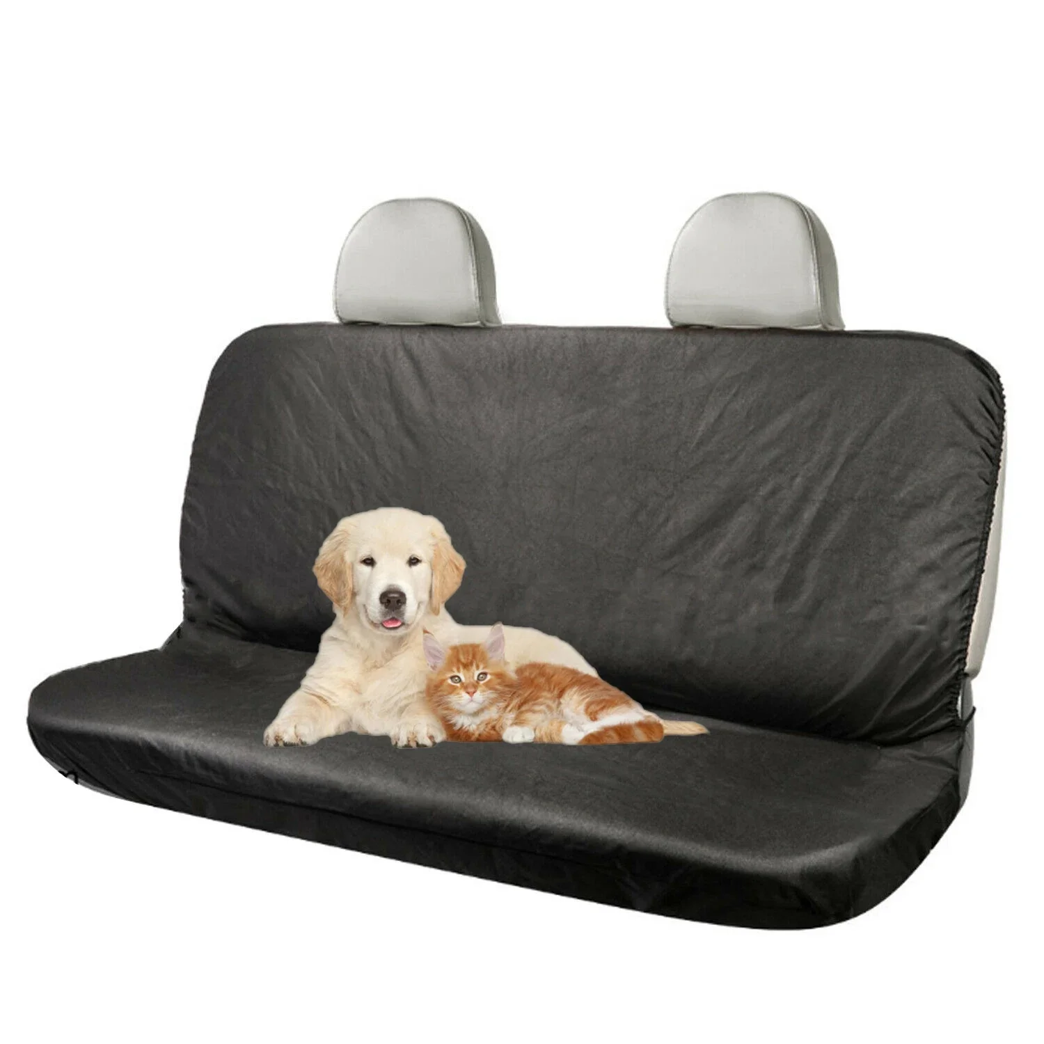 Heavy Duty Waterproof Car Rear Back Seat Cover Black Pet Dog Protector Universal Car Seat Cover Seat Covers for Cars Full Set