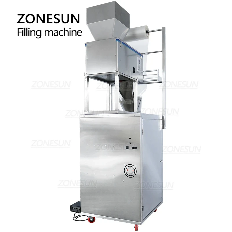 ZONESUN ZS-FM1000 Automatic 999g Granules Filling Sealing Machine Bag forming Sealing Coffee Beans Nuts Food Packaging - view 6