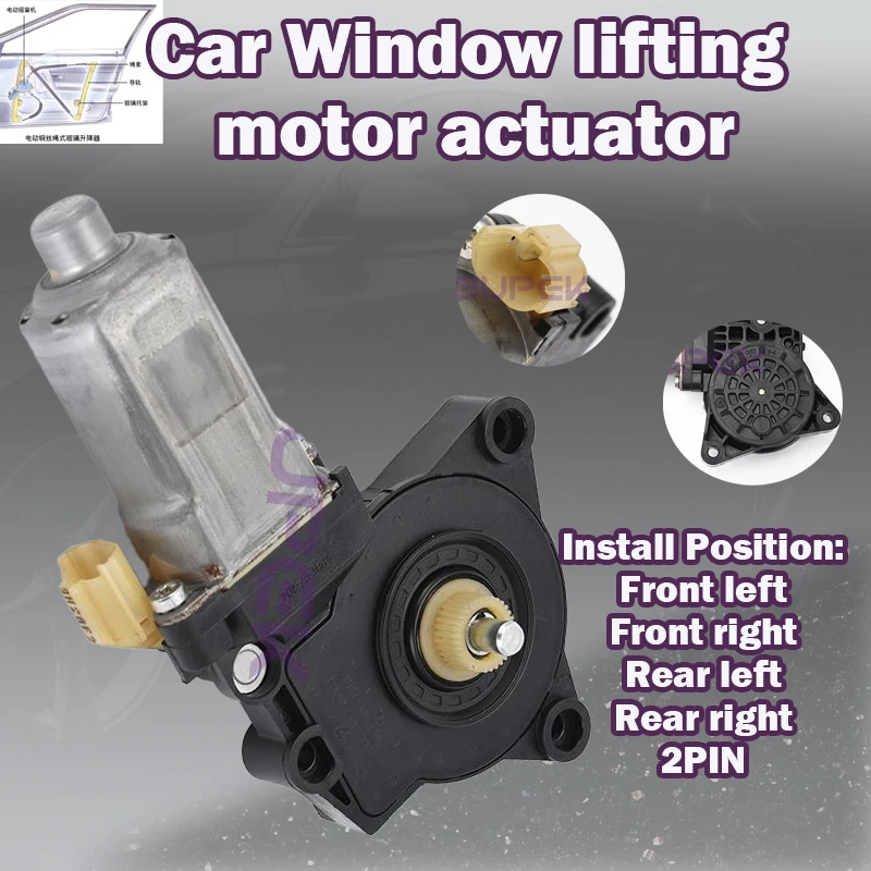 

83/824602R000 For Hyundai i30 I 2007-2012 Car Car electric Window Lifter Control Motor original 824602L000/824603J000 834602L000