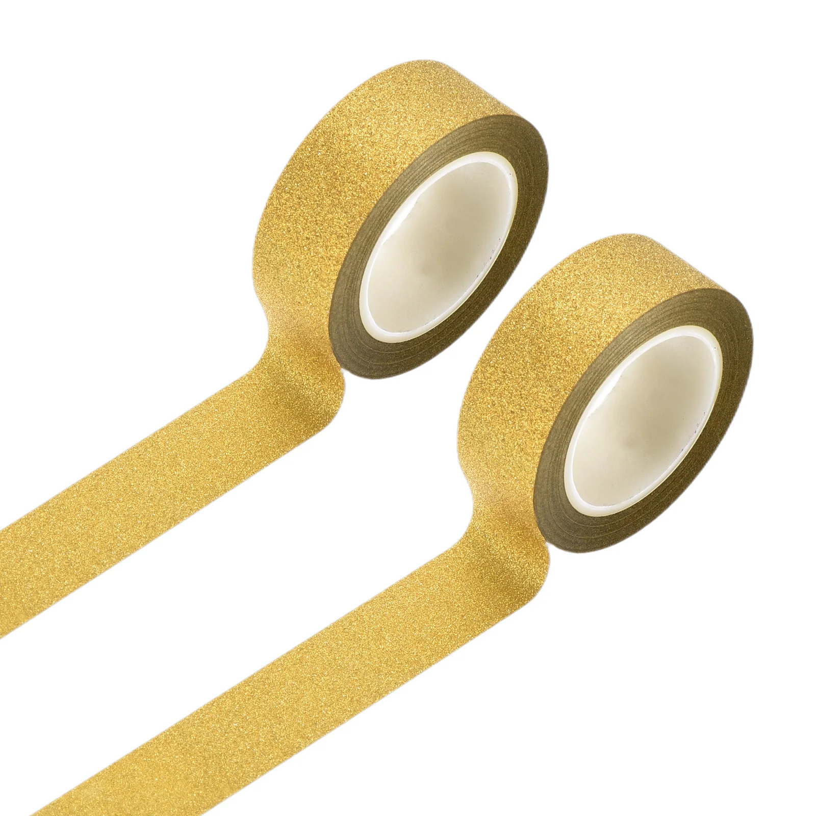 2Rolls Glitters Washi Tape 0.6Inchx11Yards Decorative Tape Colored Masking Tape Crafting Washi Tape for DIY Crafts Gift Wrapping