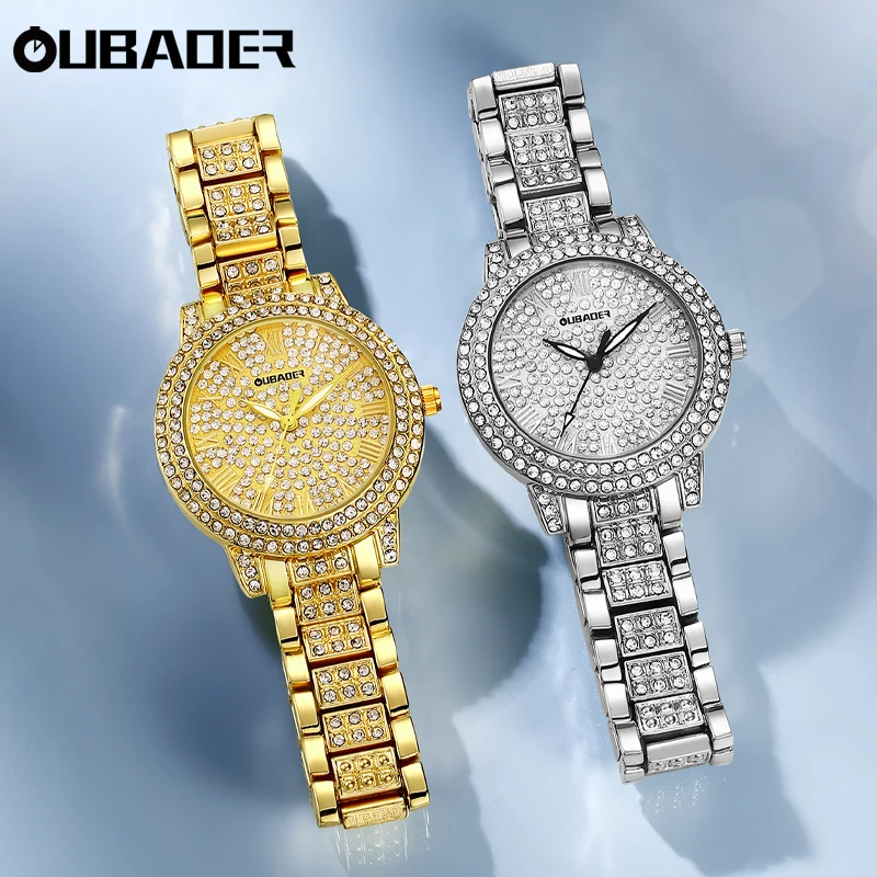 

Oubaoer Luxury Brand Women's Hand Stainless Steel Waterproof Calendar Fashion Quartz Watch Exquisite and niche Women's Watch