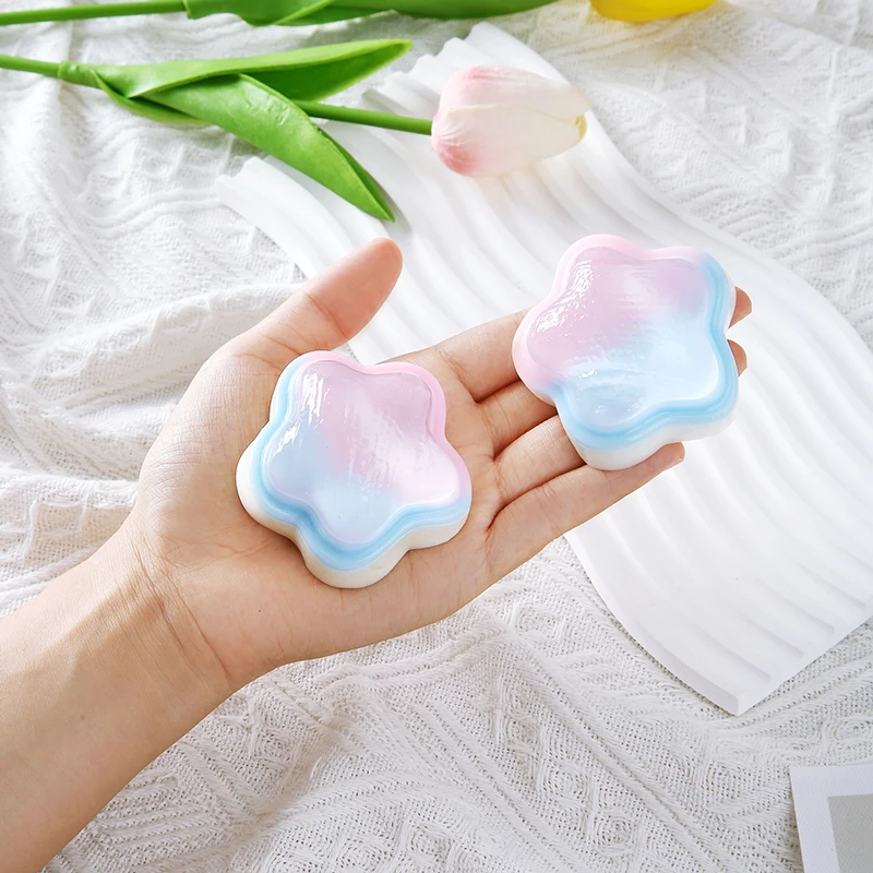 1PC Fidget Toy Cute Gradient Stars Squeeze Toy Cute Stress Relief Slow Rebound Sensory Toys For Adult Kids