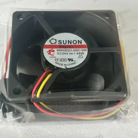 SUNON MB60252V1-000C-G99 DC 24V 1.68W 60x60x25mm Server Cooling Fan