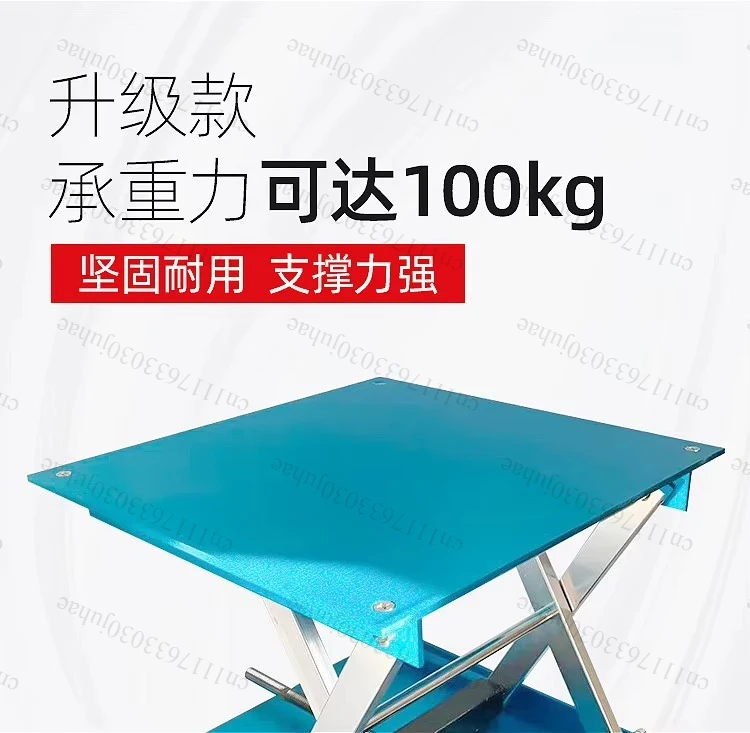 Lifter Small Load-bearing 100kg Laboratory Lifting Table Aluminum Oxidation Electric Lifting Platform Wireless Remote Control