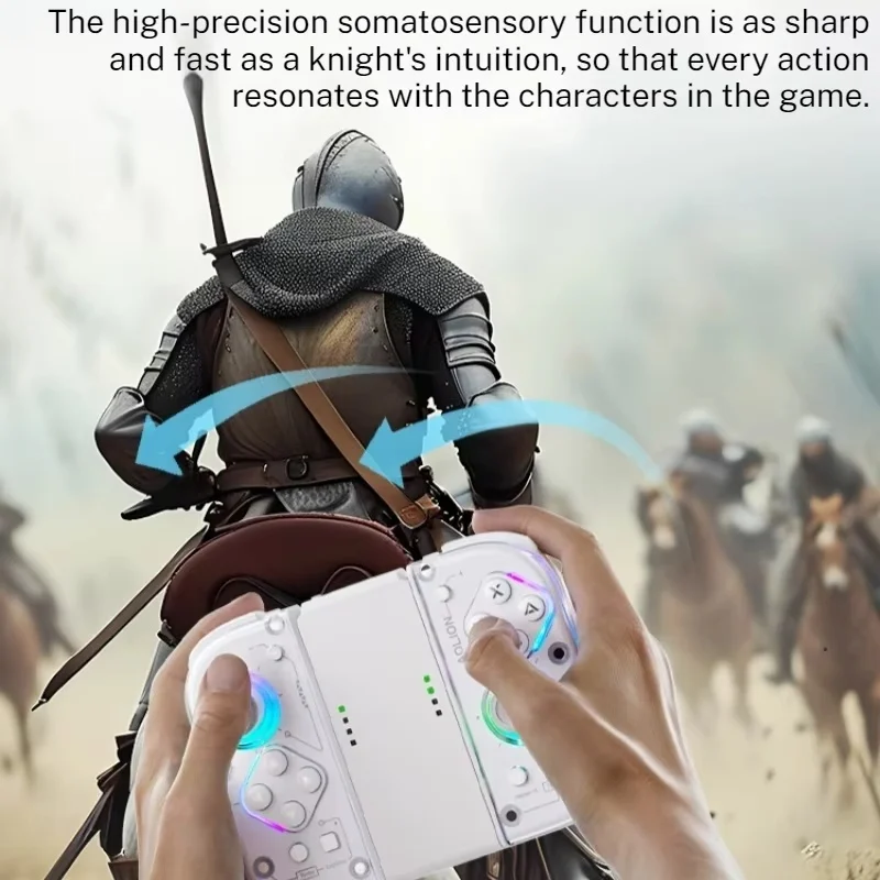 Nuovo J20 BT JoyCon Gamepad Switch/Lite/Oled Joypad Illuminazione RGB Controller di gioco Compatibile PC Android IOS Accessori da gioco