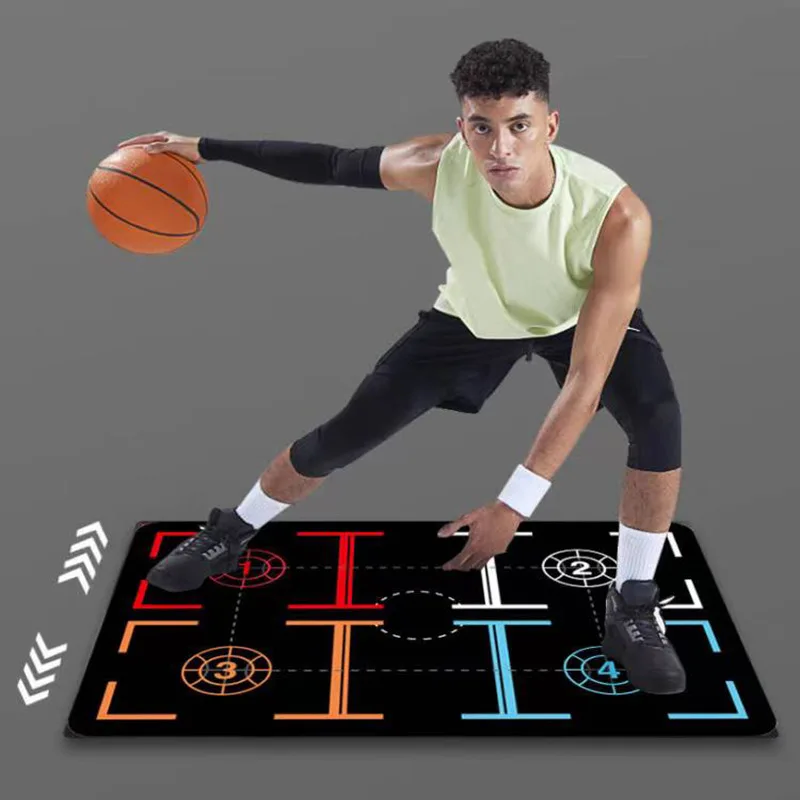 Basketball Training Mat Non-Slip Absorbent Sports Draining Pad Quick Dry Workout Equipment Court Accessories Silicone Mat