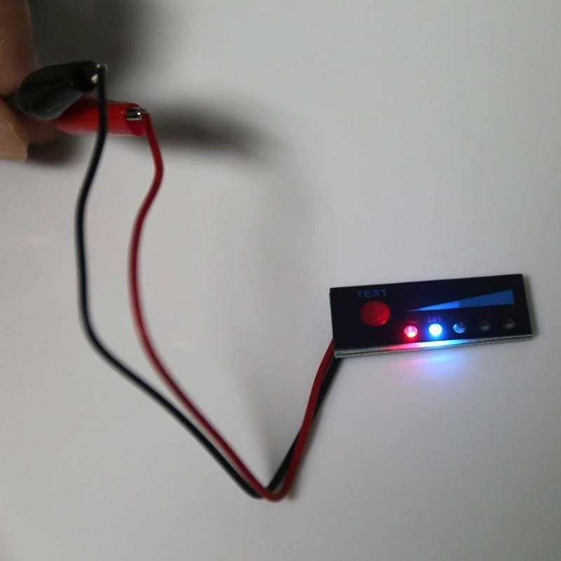 A2BE LCD Display Battery Monitor Capacity Meter Level Suitable for Li-ion Lipo Lithium 12V Acid Battery