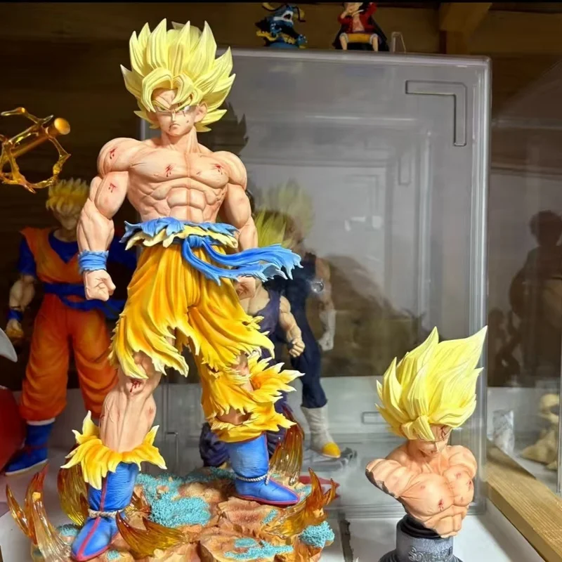 

29/34 см Dragon Ball Z Jt Статуя Сон Гоку Супер Сайян Гоку Фигурки Настольные Орнаменты Коллекция Режим Игрушки Подарки На День Рождения