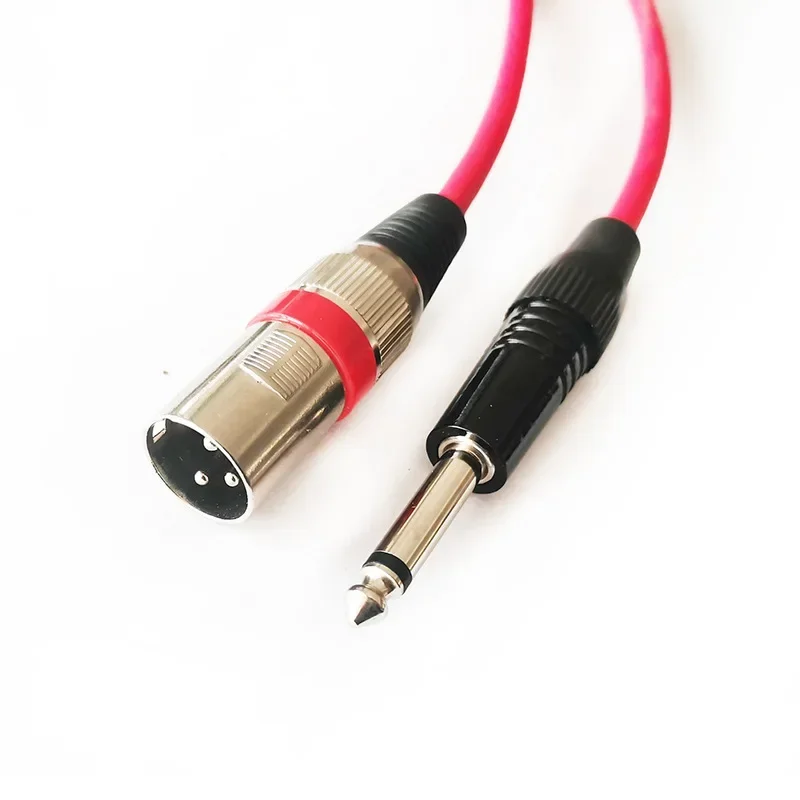 6.35 1/4 cala TRS męskie do 3-pinowe XLR żeńskie XLR do Mono Jack 6.5mm męskie wtyk mikrofon Audio kable do wzmacniacz miksujący głośników