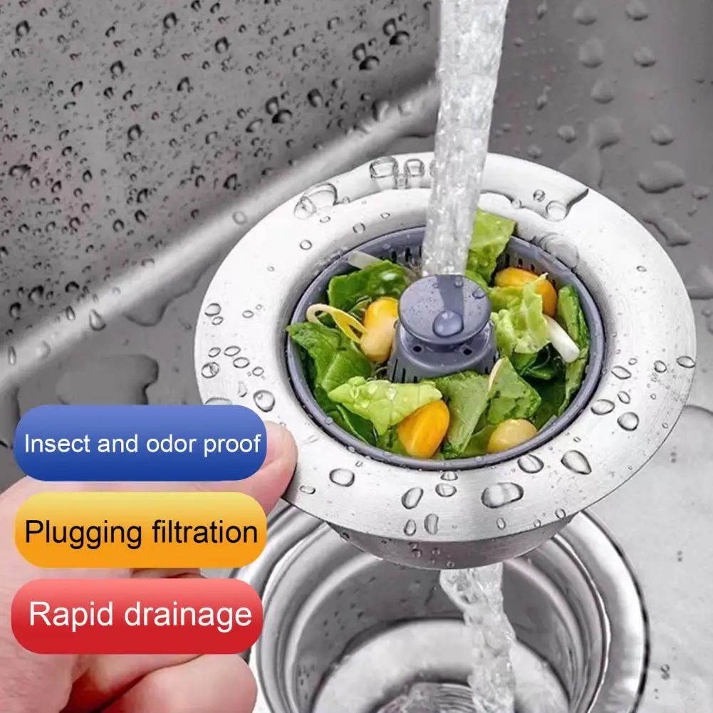 

Выдвижной стопор для слива раковины из нержавеющей стали сетчатый фильтр корзина для кухни коррозионно-стойкий стопор для предотвращения засорения