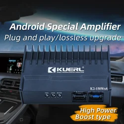 Auto Eindversterker 4 Kanaals Dsp Audio Versterker Android Groot Scherm Machine Speciale Versterker Plug En Play Lossless Upgrade