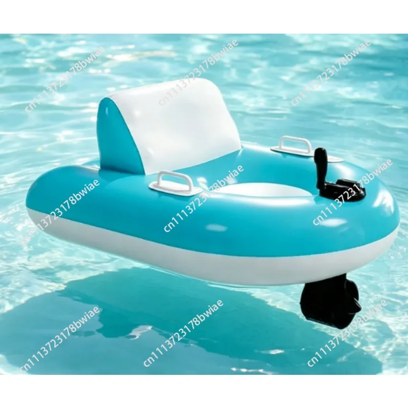 New Electric Single Water Inflatable Floating Row Thruster Floating Row Automatic Thruster Swimming Ring Rotatable