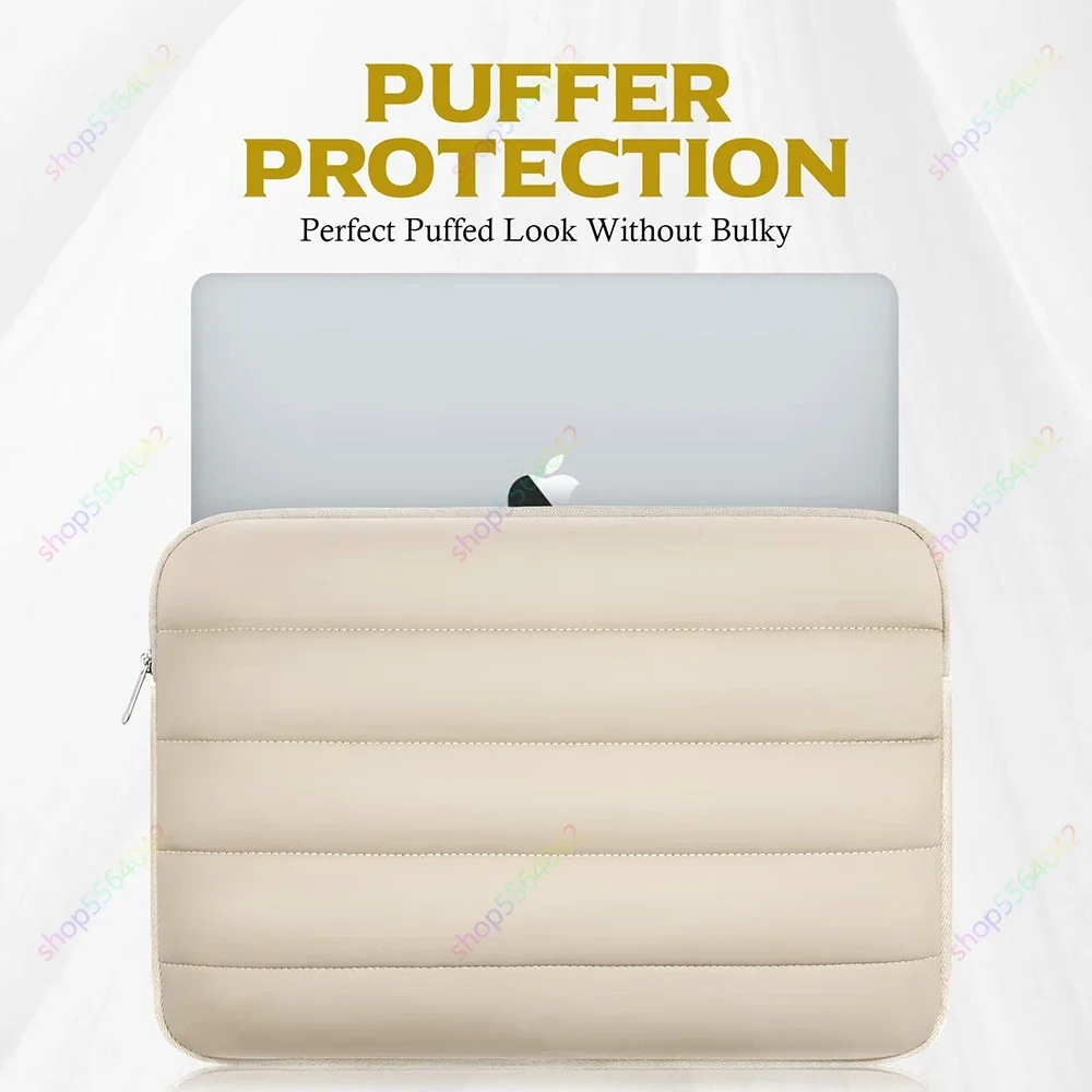 

11 Inch Puffy Tablet Sleeve Bag for iPad Pro 11 inch iPad Air 5th/4th 10.9 10th Generation iPad 10.2 Tablet Carrying Case Cover