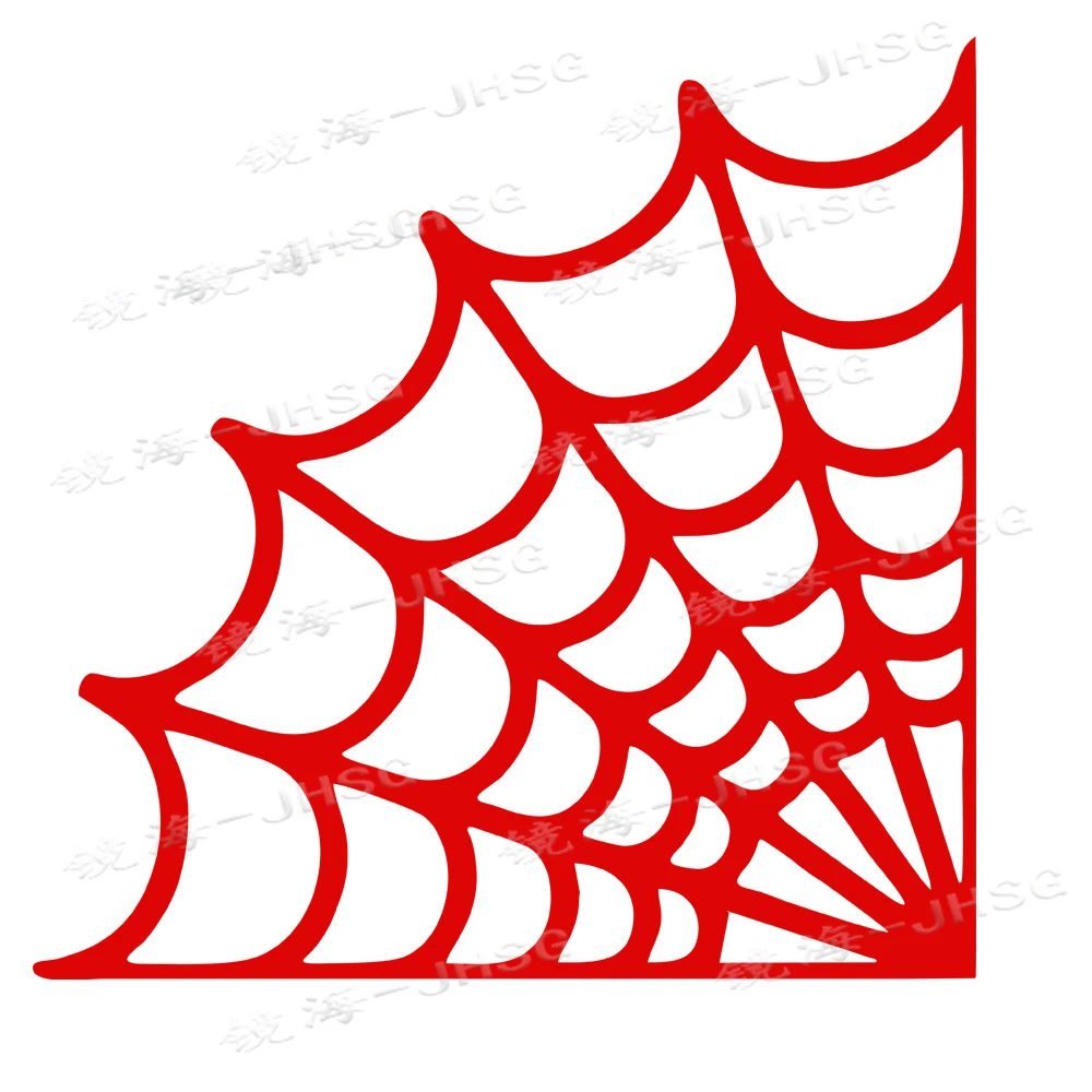 Spider Web Corner - Vinyl Sticker - Car/Truck/Wall/Window/Door/Laptop/Tablet image 2