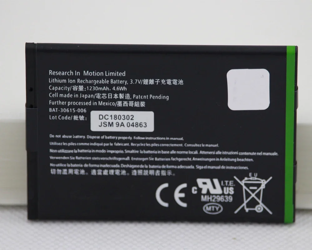 ISUNOO 1230mAh J-M1 JM1 Battery For BlackBerry Bold 9900 9790 9930 Torch 9850 9860 JM1 Replacement Li-ion batteria image 4