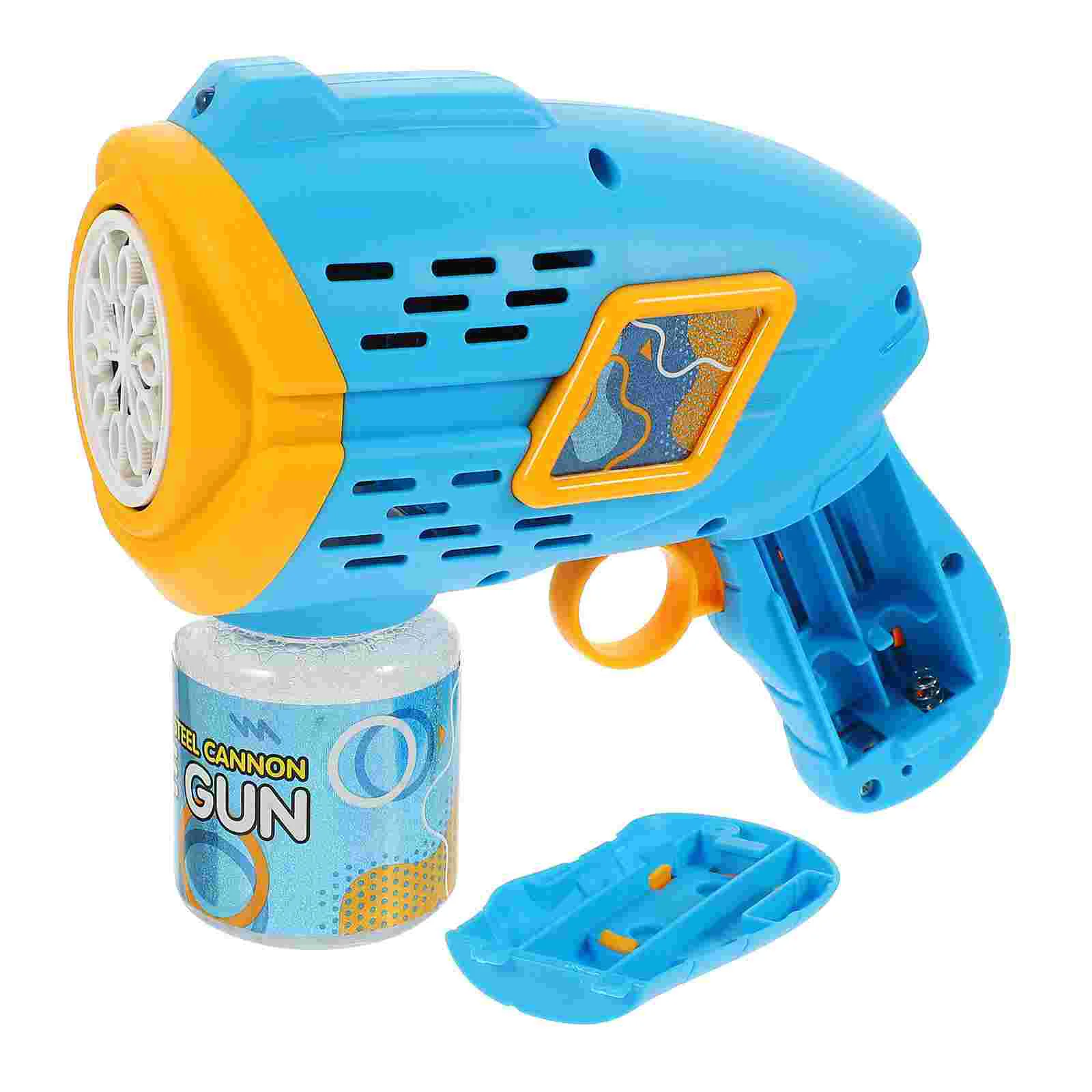 Waterproof Fully Automatic Gatling Children's Handheld Bubble Machine (sky Blue) Tinplate Kids Money Piggy Bank Maker Pool