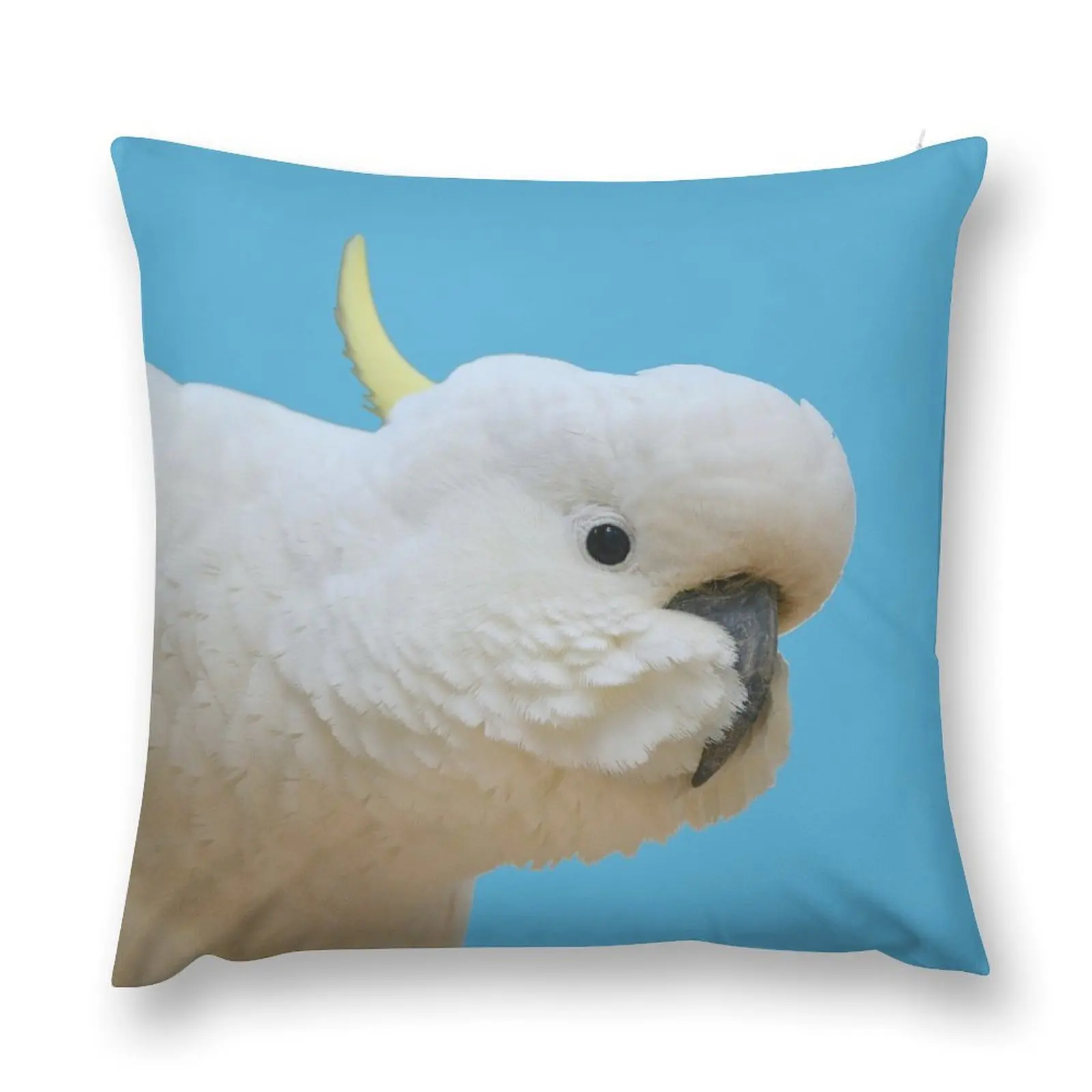 Fluffenchops - sulphur-crested cockatoo Throw Pillow Pillowcase Sofa Cover pillow