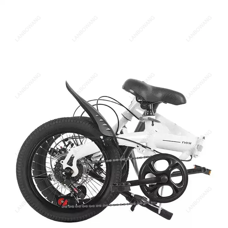 Wholesale 20 Inch Folding Variable Speed Bicycle Ultra‑Light Portable Pedal Bike For Men Women Student Commuter Gift Bicycle