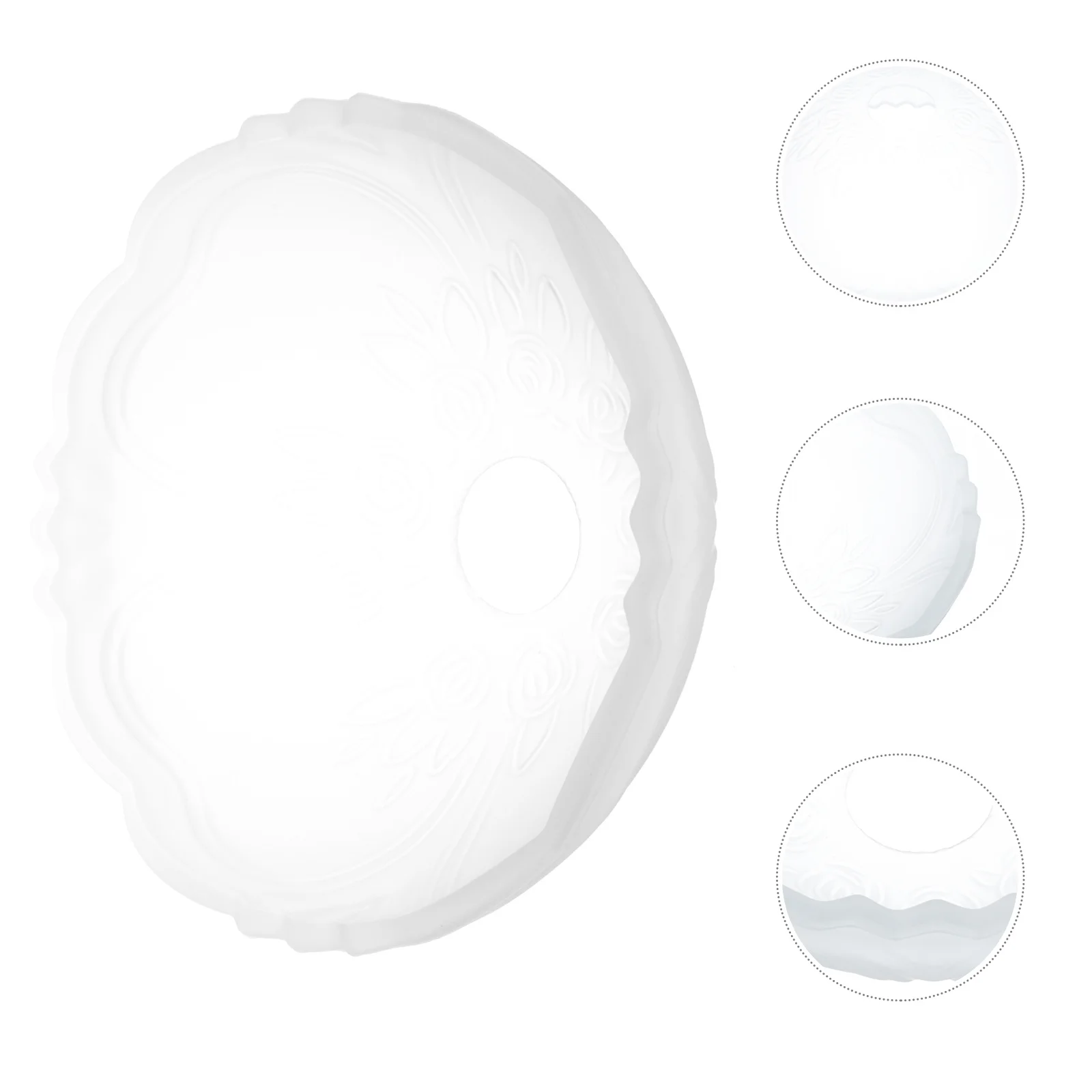 

1Pcs Frosted Glass Lampshade Multi-Function Table Lamp Chandelier Lamp Cover Soft Light Durable Decorative Glass Shade