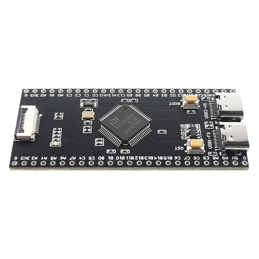 CH32V305 مجلس التنمية الحد الأدنى نظام RISC-V مفتوح المصدر 8 ميجا هرتز الأساسية مجلس FPC 12PIN CH32V305RBT6 المزدوج TYPE-C