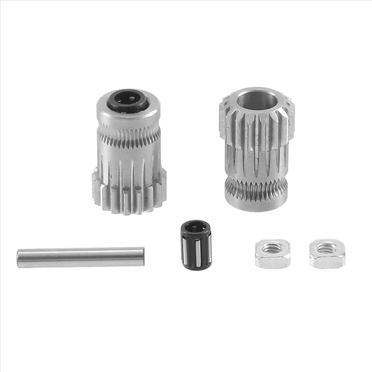 ABZT 3D Printer MK3 Drive Gear Extruder Dual Gears Kit Drive Gears Extrusion Wheel for Upgrade Prusa I3 MK2 MK2S 3D Printer